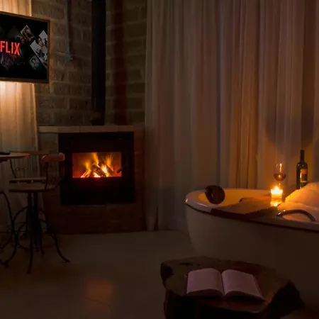 Cabana Com Lareira, Hidro, Cavalo, Piscina, Trilha-3
