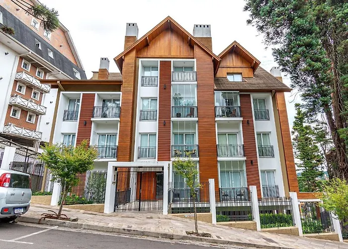 Rosa Edificio Centro One Apartment Gramado